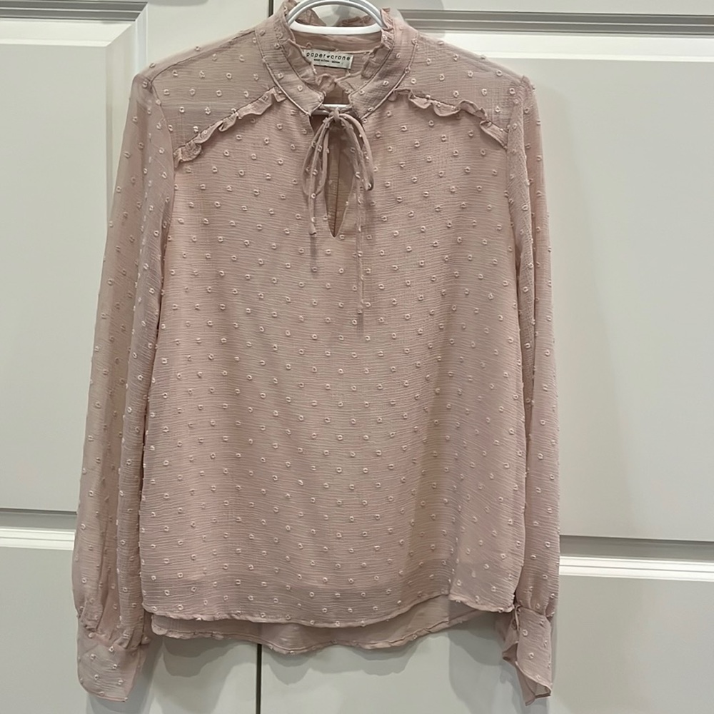 Dusty rose blouse